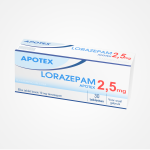 Lorazepam 2.5mg Strip 10 Tabletten kopen